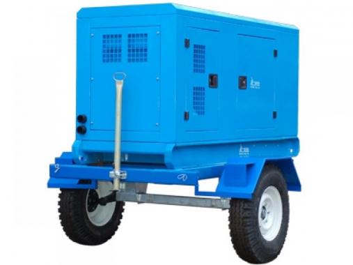 ЭД-90-Т400-2РКМ19 в кожухе на шасси